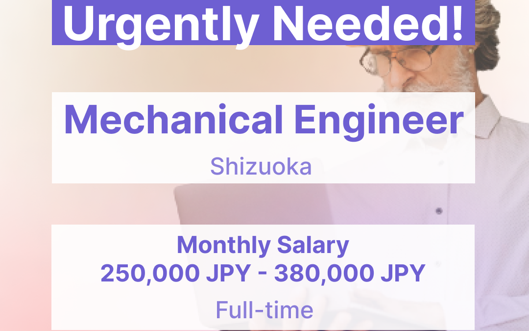 Mechanical Engineer (Shizuoka) – JB2022091318413