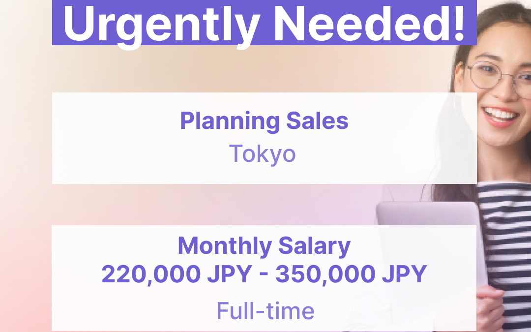 Planning Sales (Tokyo) – JB2022091318614