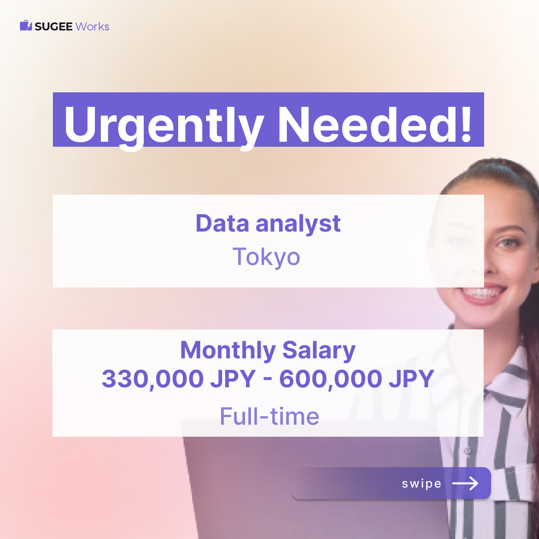 Data Analyst Vacancy in Tokyo