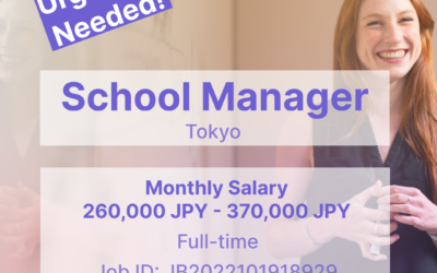 School Manager (Tokyo) – JB2022101918929